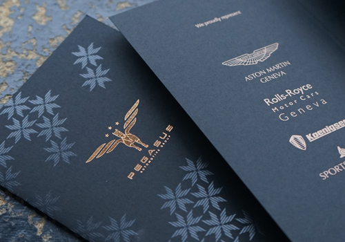 Pegasus Automotive Group Inauguration Party Invitation – Marketing & Promotional / Invitation / Greeting Card, 2019 MUSE Creative Awards Winner