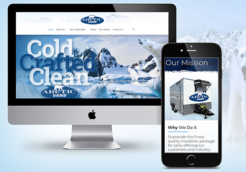 Arctic Vans Website – Website / Automotive, 2019 MUSE Creative Awards Winner