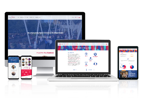 French American Chamber of Commerce Website – Website / Best User Experience, 2019 MUSE Creative Awards Winner