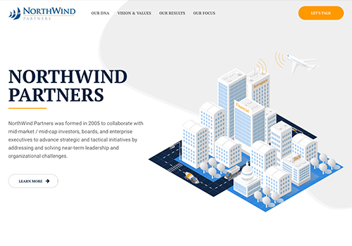 Northwind Partners Website – Website / Financial Services, 2019 MUSE Creative Awards Winner