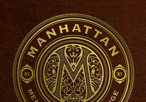 Manhattan Mens Grooming Lounge Logo – Corporate Identity / Logos, 2019 MUSE Creative Awards Winner