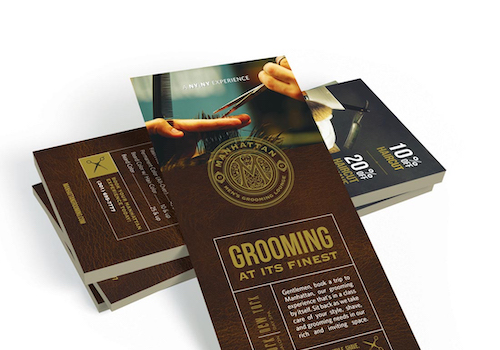 Manhattan Mens Grooming Lounge Brand Identity – Corporate Identity / Brand Identity, 2019 MUSE Creative Awards Winner