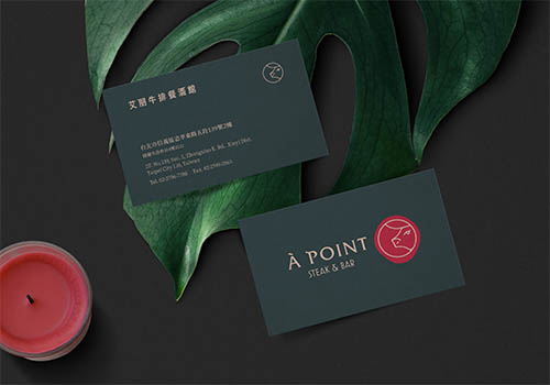 À POINT STEAK and BAR – Corporate Identity / Brand Identity, 2019 MUSE Creative Awards Winner