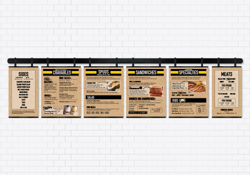 BBQ Restaurant Menu – Marketing & Promotional / Menu, 2019 MUSE Creative Awards Winner
