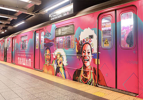 Taiwan-themed Subway – Outdoor Advertising / Transit / Airport / Kiosk, 2019 MUSE Creative Awards Winner