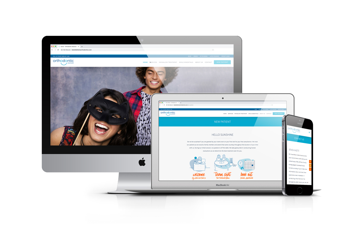 Orthodontic Associates Website – Website / Professional Services, 2019 MUSE Creative Awards Winner